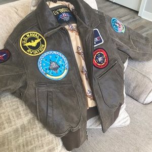 Youth Top Gun Bomber Jacket -SiZe Small